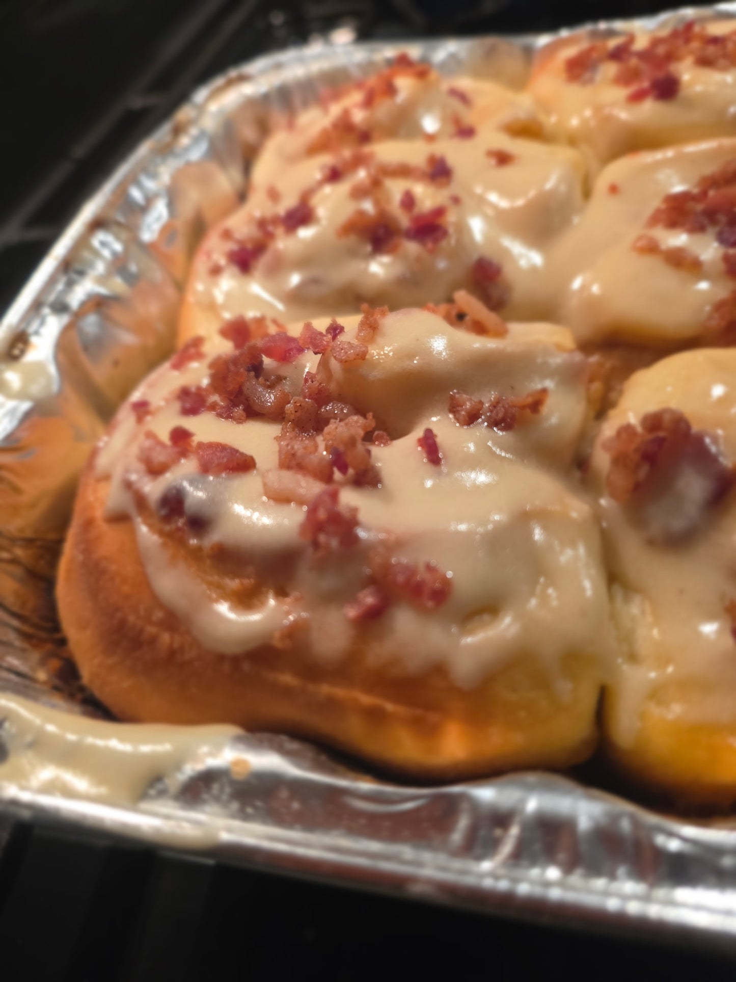 Maple Bacon Cinnamon Roll