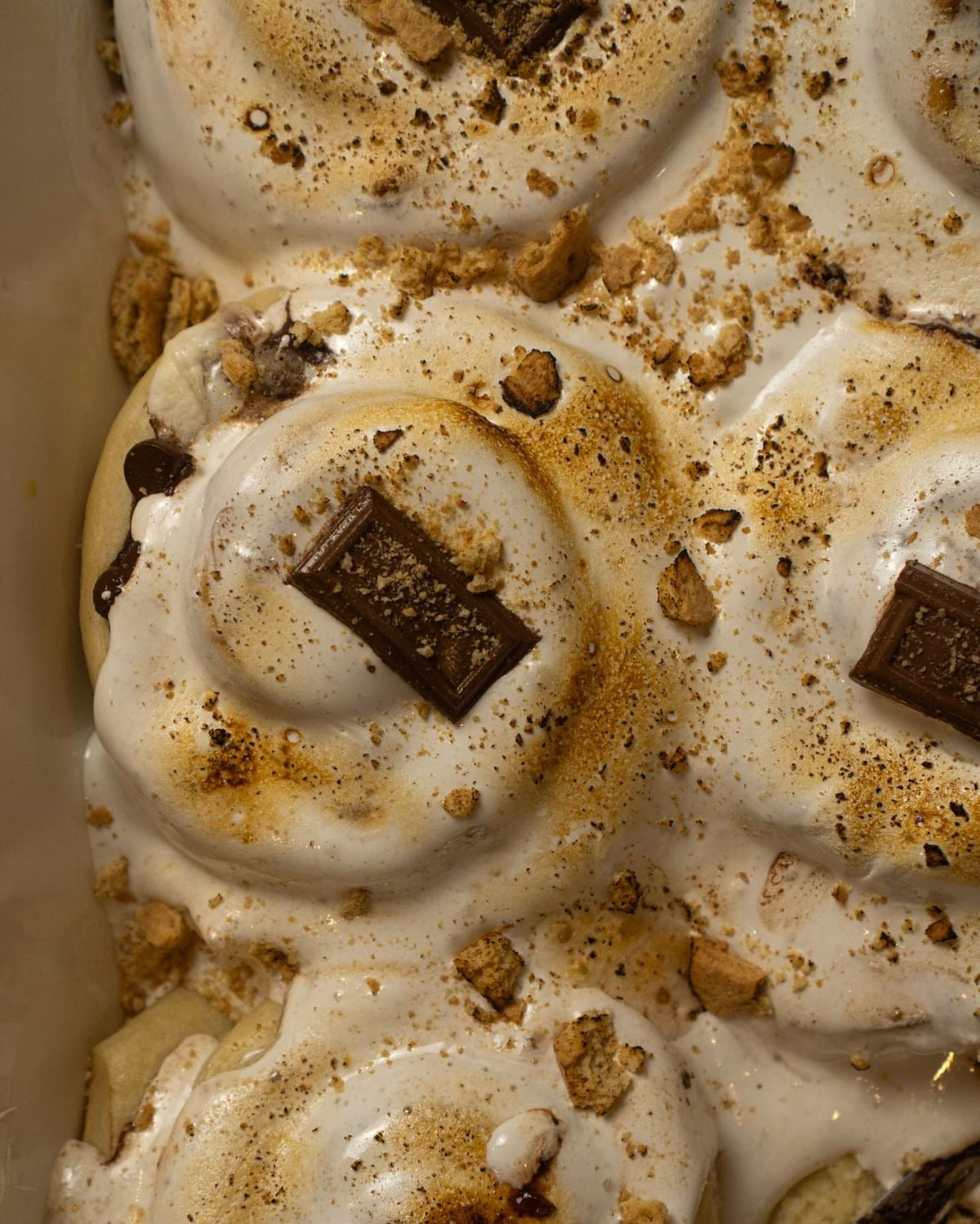 S'mores Cinnamon Rolls