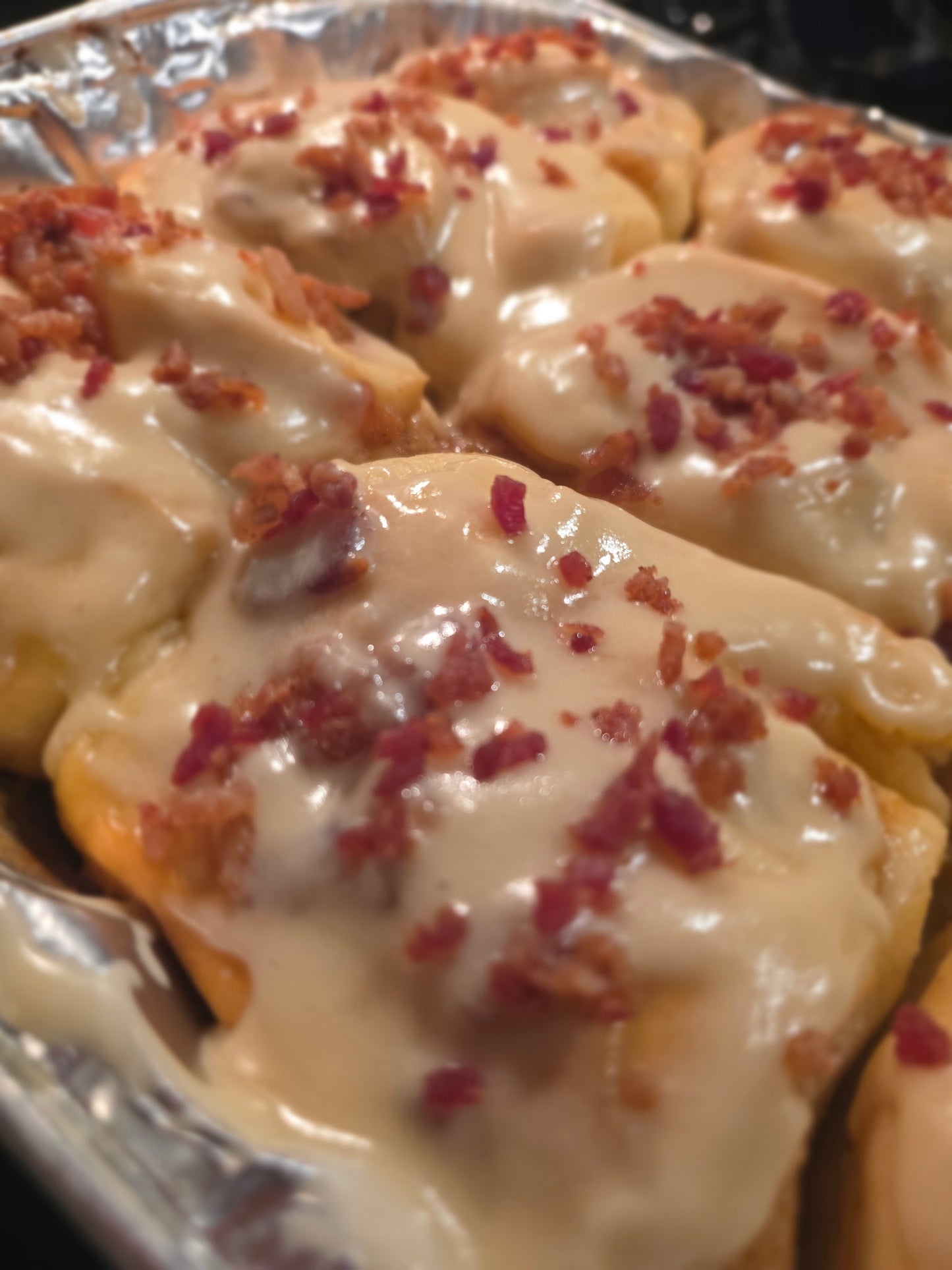 Maple Bacon Cinnamon Roll