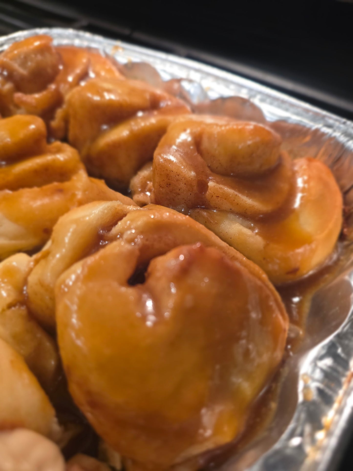 Salted Carmel Cinnamon rolls